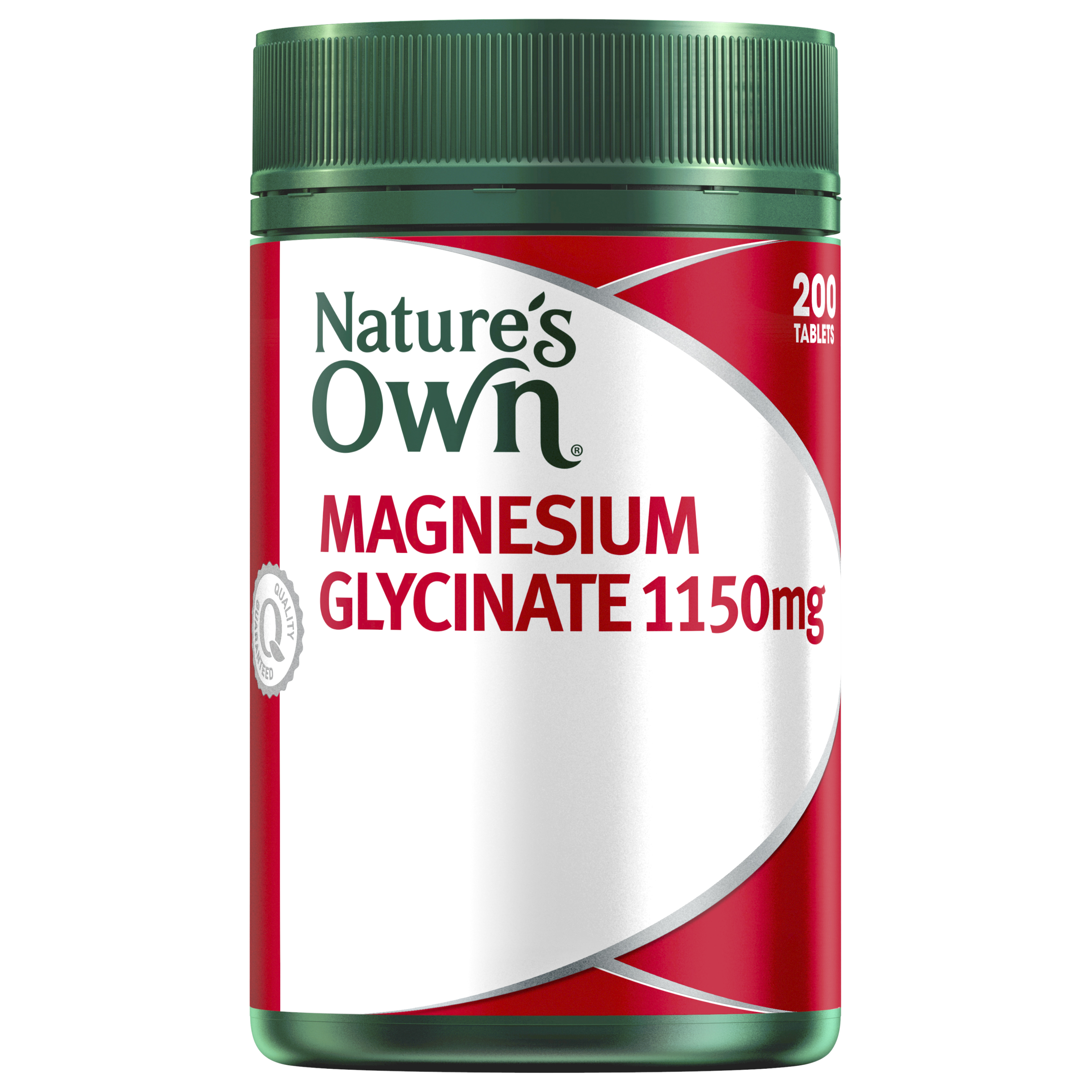 NATURES OWN MAGNESIUM GLYCINATE 1150MG 200 TABLETS - Image 11