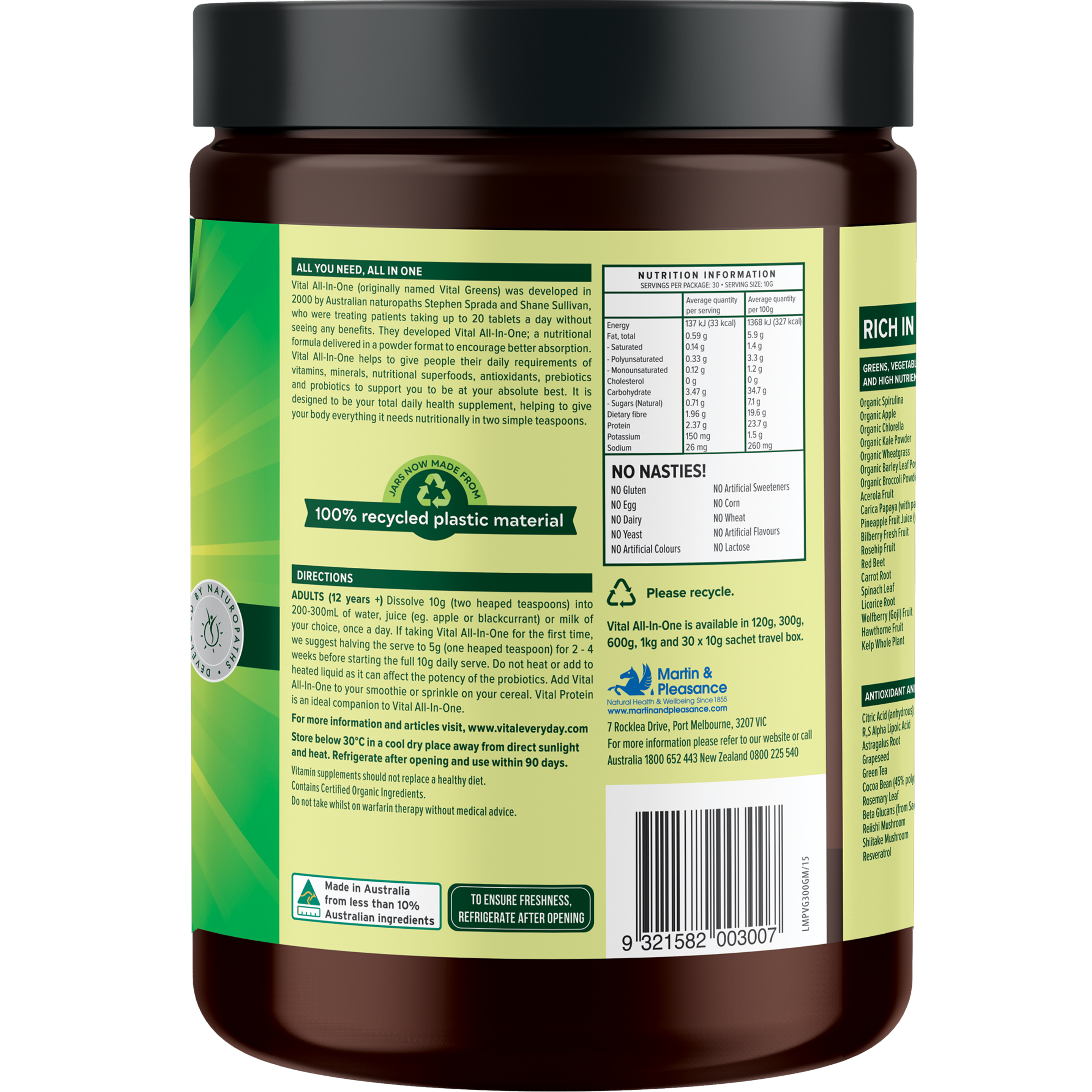 VITAL ALL-IN-ONE POWDER 300G - Image 2