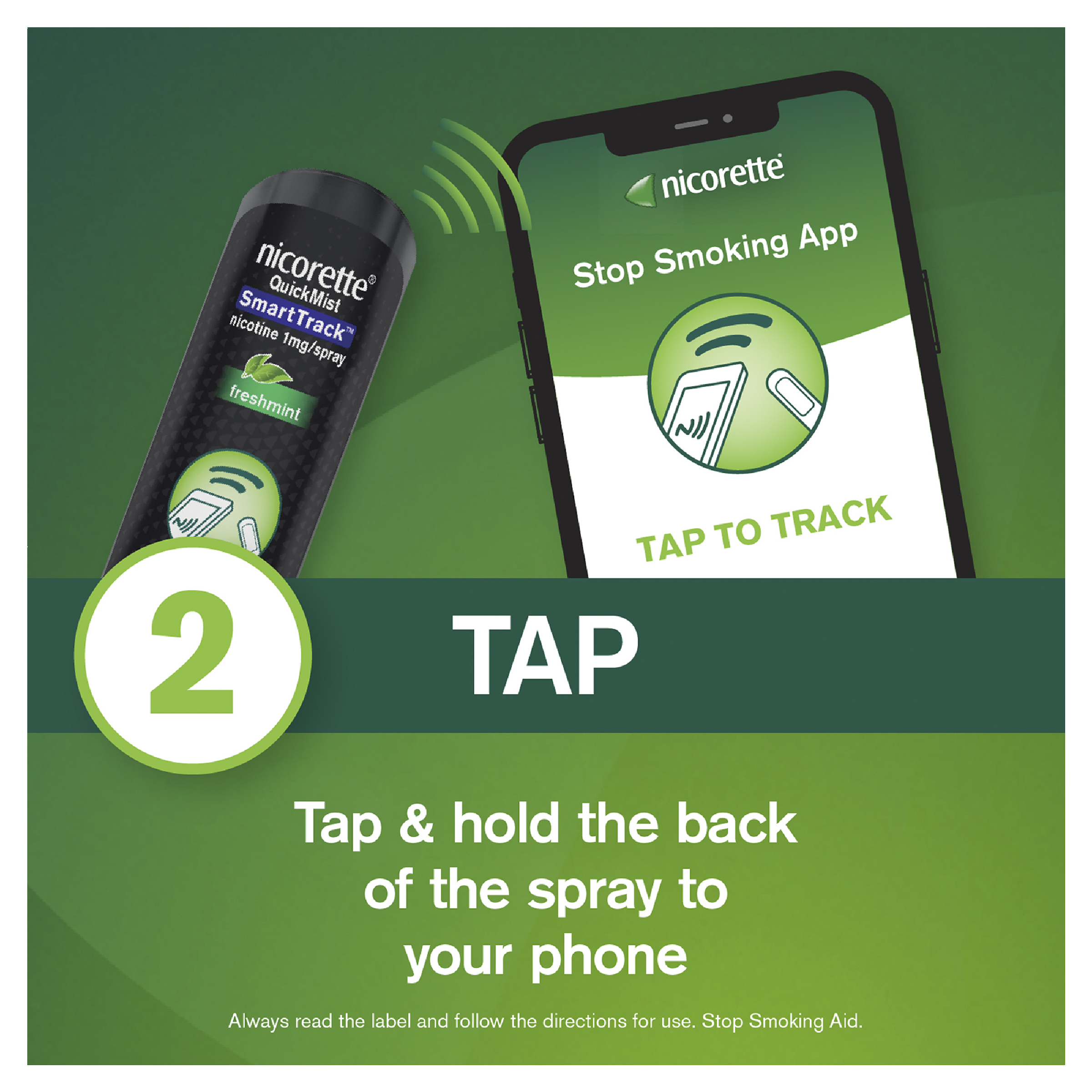 NICORETTE QUICKMIST SMARTTRACK FRESHMINT 150 SPRAYS - Image 4